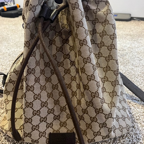 Gucci canvas back pack - Picture 1 of 5